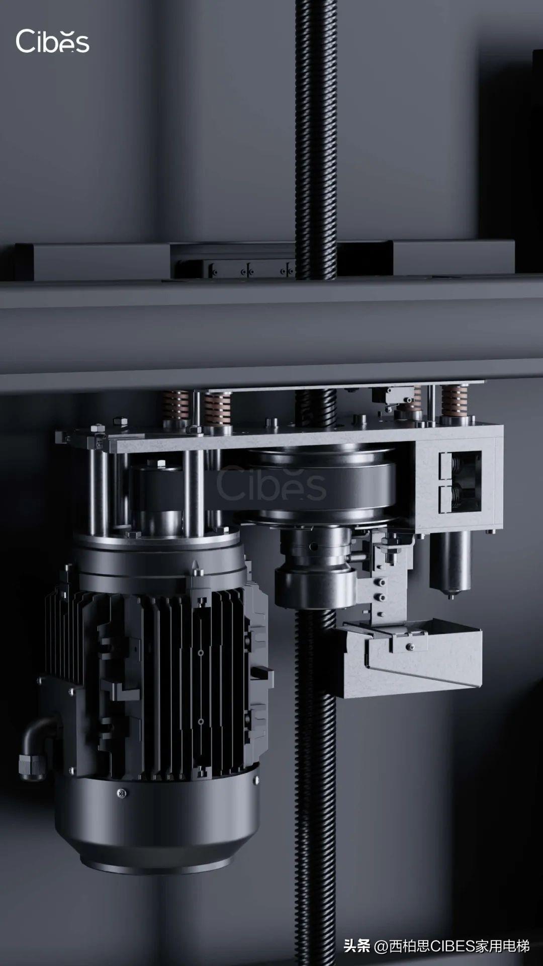Please keep the operating principle and structure diagram of the screw home elevator.
