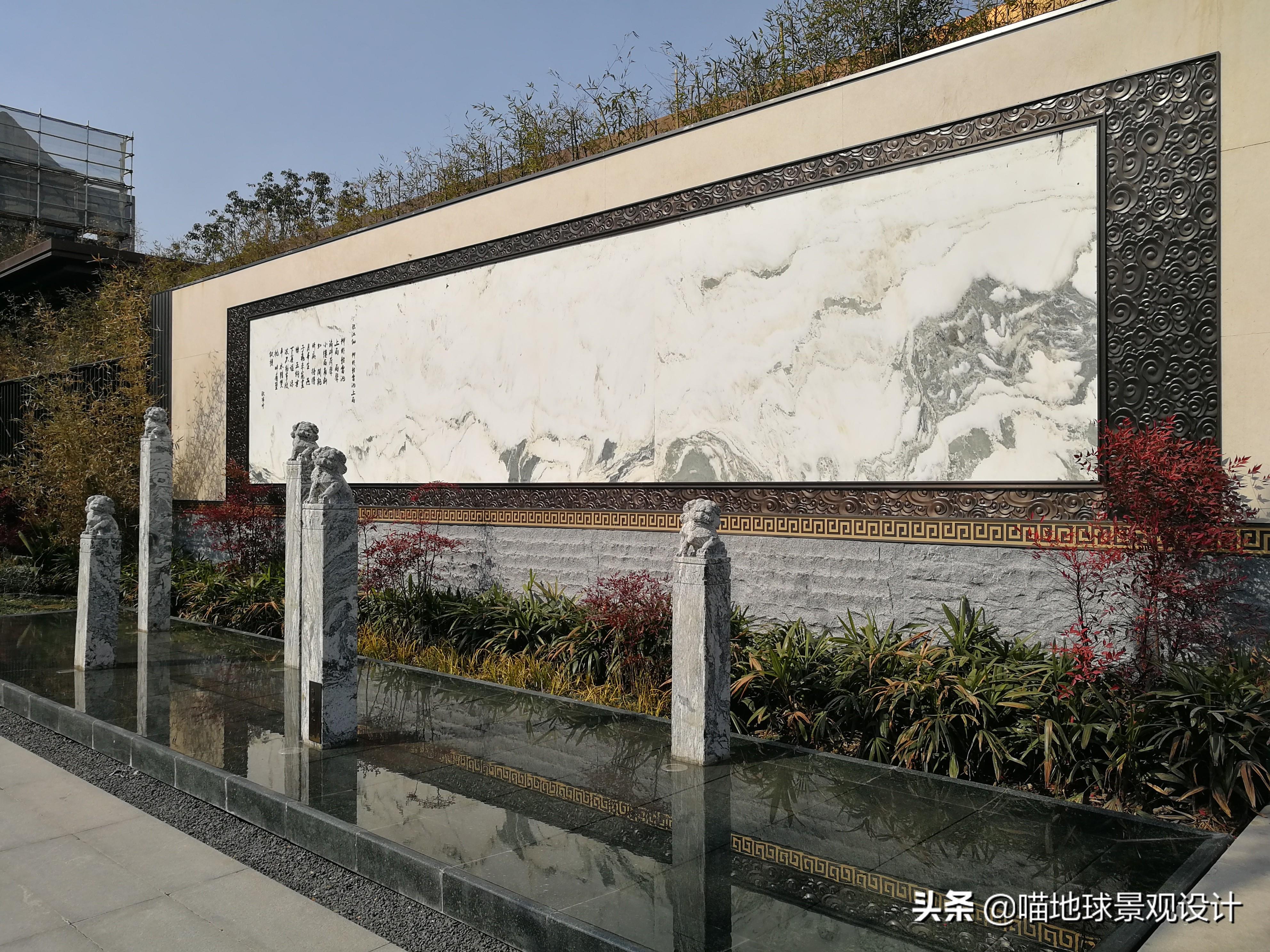Villa courtyard landscape design: 50 courtyard entrance wall designs