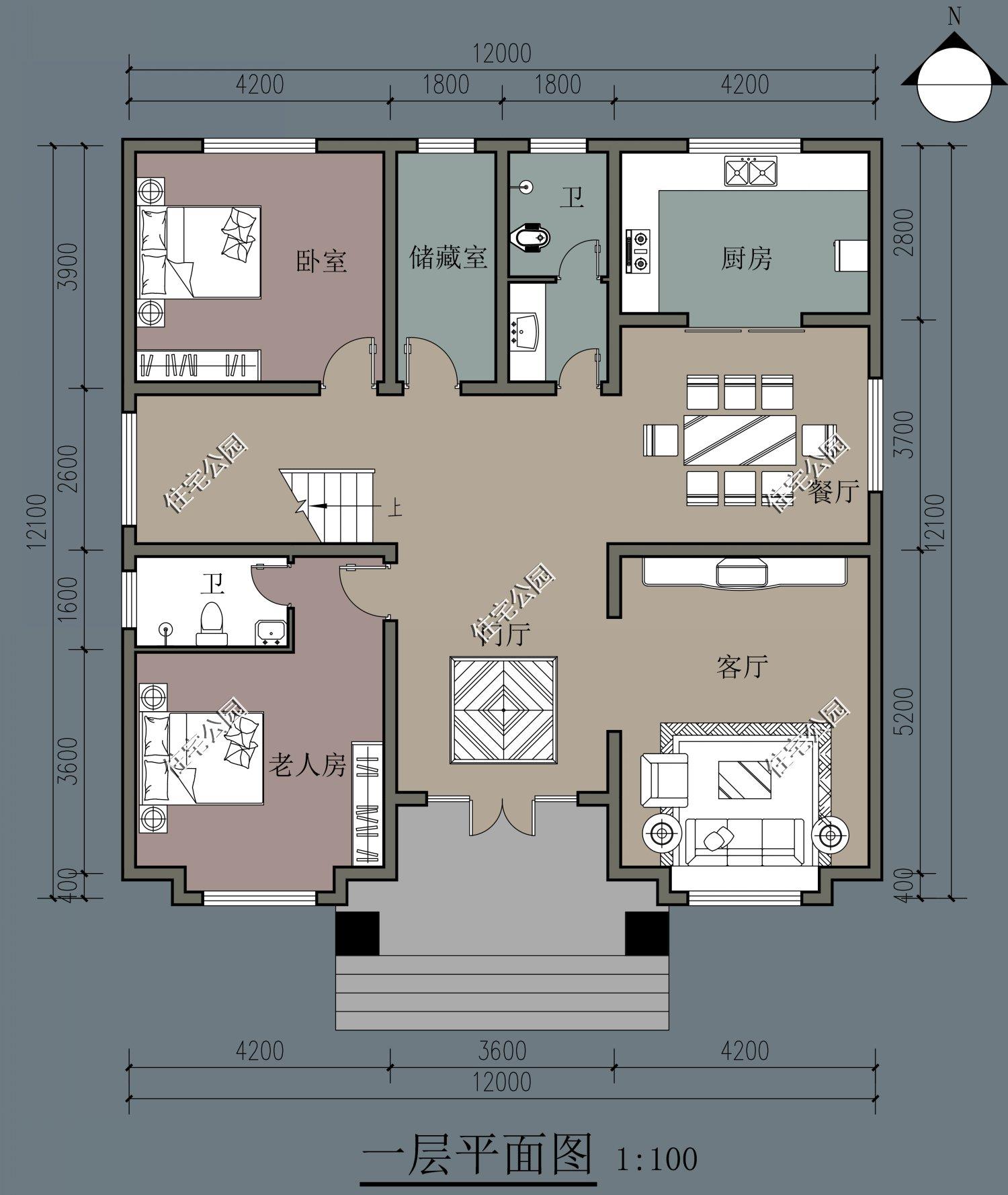 Drawings of 10 sets of two-story rural villas. The third and fourth sets are built by the most people. The last set costs 200,000.