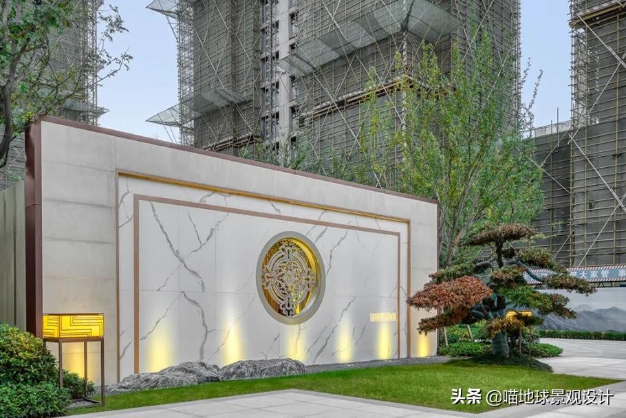 Villa courtyard landscape design: 50 courtyard entrance wall designs