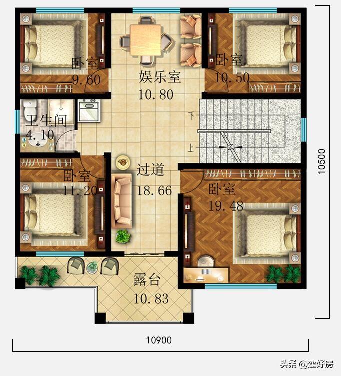When Mr. Zhang built a house in rural Henan, he did not set the courtyard gate in the middle. Why did he do this?